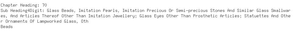 Indian Importers of glass bead - Sheraton Entreprises