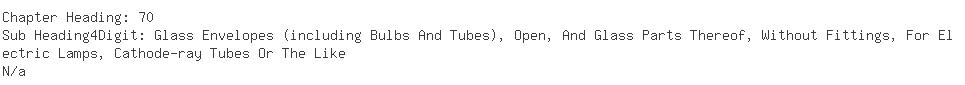 Indian Importers of glass shell - Crompton Greaves Limited