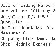 USA Importers of grinding machine - Dhl Global Forwarding