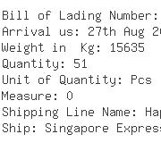 USA Importers of hex head screw - Panalpina Inc -ocean Freight