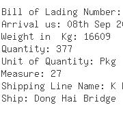 USA Importers of hydraulic equipment - Hankyu Int L Transport Usa Inc