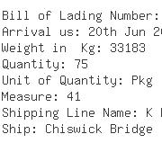 USA Importers of hydraulic jack - Egl Ocean Line