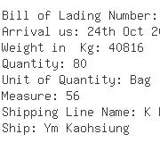 USA Importers of hydrocarbon resin - K Logistics