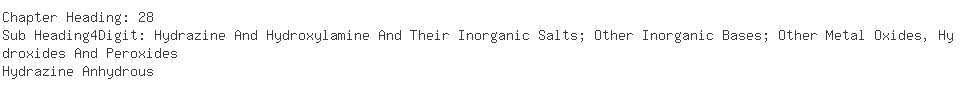 Indian Importers of hydroxylamine - K. Uttamlal  &  Company