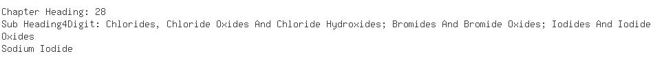 Indian Exporters of iodide - Champa Purie-chem Inds