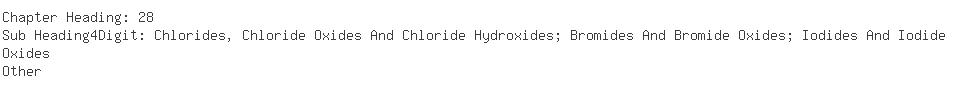 Indian Exporters of iodide - Orum Exports