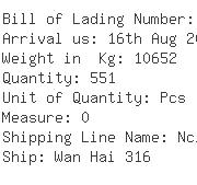 USA Importers of jacket - China Container Line Ltd