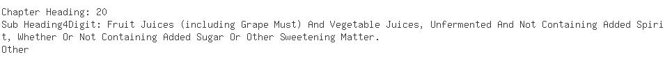 Indian Importers of juice - Lufthansa German Airlines