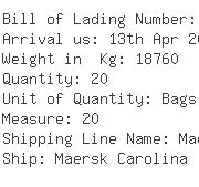 USA Importers of jumbo bag - Pegasus Maritime Inc