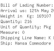 USA Importers of mechanical seal - Dhl Global Forwarding