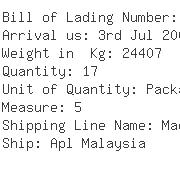 USA Importers of metal sheet - Panalpina Inc -ocean Freight