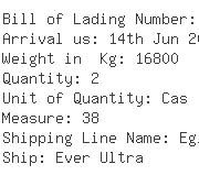 USA Importers of molding machine - Egl Ocean Line