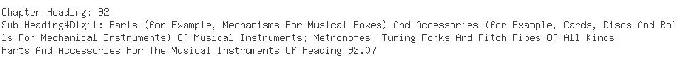 Indian Importers of musical instrument - M. K. Commercial Corporation