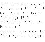 USA Importers of mustard - Consolidated Shipping Line Inc - C