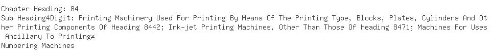 Indian Importers of numbering machine - Fortune International