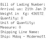 USA Importers of oil hose - Mcdermott Incorporated