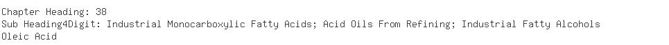 Indian Importers of oleic acid - Indo Amines Limited