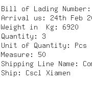 USA Importers of packaging machine - Oceanic Container Line Inc