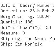 USA Importers of paper - Arjo Wiggins Medical Inc