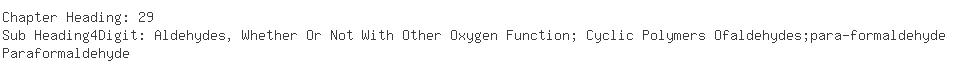 Indian Importers of paraformaldehyde - Goodlass Nerolac Paints Ltd