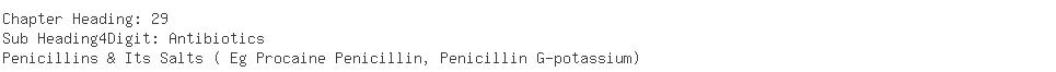 Indian Importers of penicillin - Ranbaxy Laboratories Ltd