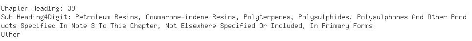 Indian Importers of petroleum - M. P. Resins