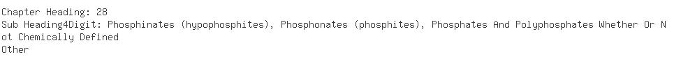 Indian Importers of phosphate - Harsh Chemicals