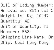 USA Importers of plastic belt - Oocl Logistics Taiwan Ltd
