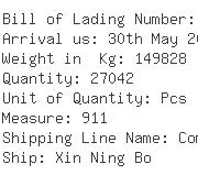 USA Importers of plastic material - China Container Line Ltd