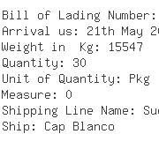 USA Importers of pneumatic - Panalpina Ltda