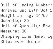 USA Importers of poly resin - Egl Ocean Line C/o Egl Eagle Global