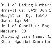 USA Importers of polycarbonate - Mitsubishi Logistics America Corp