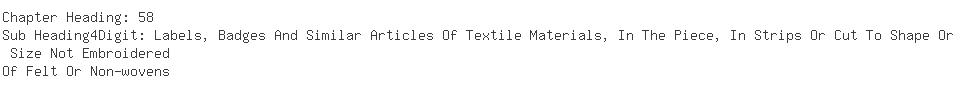 Indian Importers of polyester label - Zodiac Clothing Company Limited