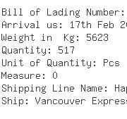 USA Importers of polyester rayon - Schenker Vancouver