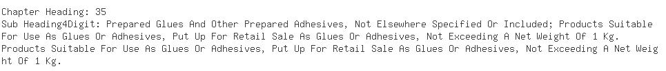 Indian Importers of pu adhesive - Sk. Nasiruddin Biri Merchants Pvt. Ltd