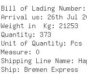 USA Importers of pump spare - Kuehne  &  Nagel Inc