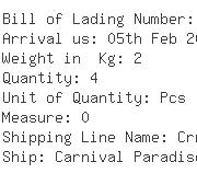 USA Importers of radio - Carnival Cruise Lines