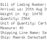 USA Importers of rayon yarn - Primary Freight Services Inc