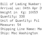 USA Importers of reagent - Oceanic Container Line Inc