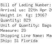 USA Importers of seed bags - Pegasus Maritime Inc