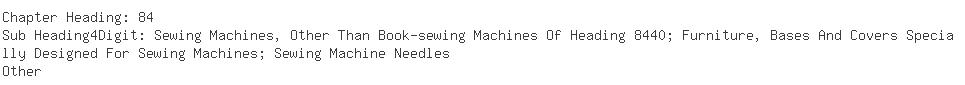 Indian Importers of sewing machine - Magnum Resources (p) Ltd
