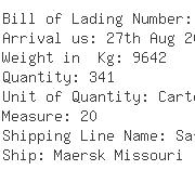 USA Importers of shaft - Ecu Line Canada Inc