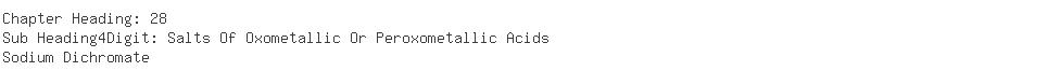 Indian Importers of sodium dichromate - Raveshia Pigments Limited