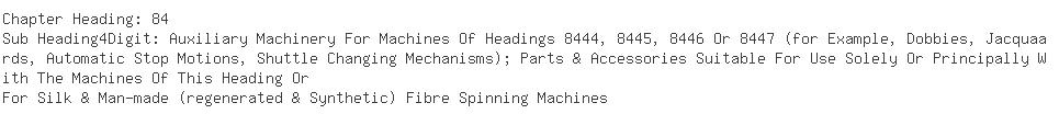 Indian Importers of spindle - B. R. T. Limited