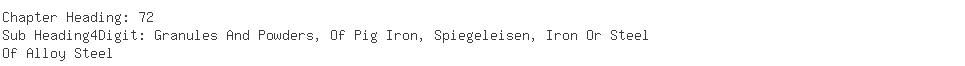 Indian Importers of steel alloy - Reliance Industries Ltd