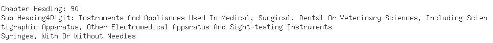 Indian Importers of syringe - Surgiplus