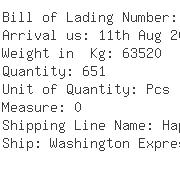 USA Importers of valve housing - Dhl Danzas Air  &  Ocean