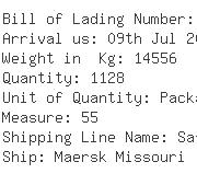 USA Importers of van - M  &  M Cargo Line Inc