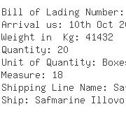 USA Importers of wood box - Alcan C/o Livingstone