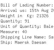 USA Importers of wool yarn - Sea Master Logistics Inc